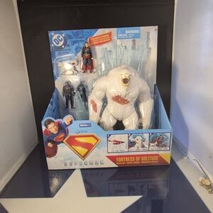 DC Superman Fortress of Solitude Playset - White and Red